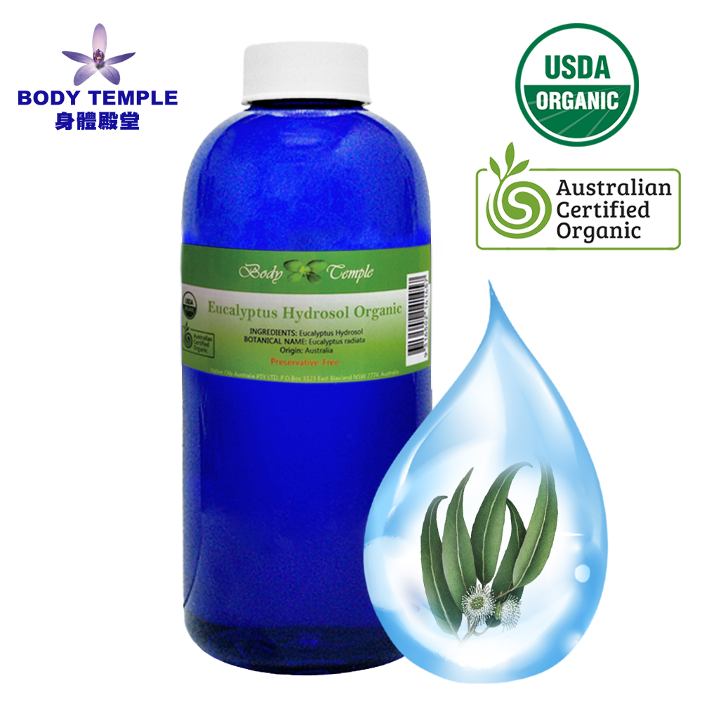 Body Temple 身體殿堂 100%有機尤加利精油純露eucalyptus 500ml
