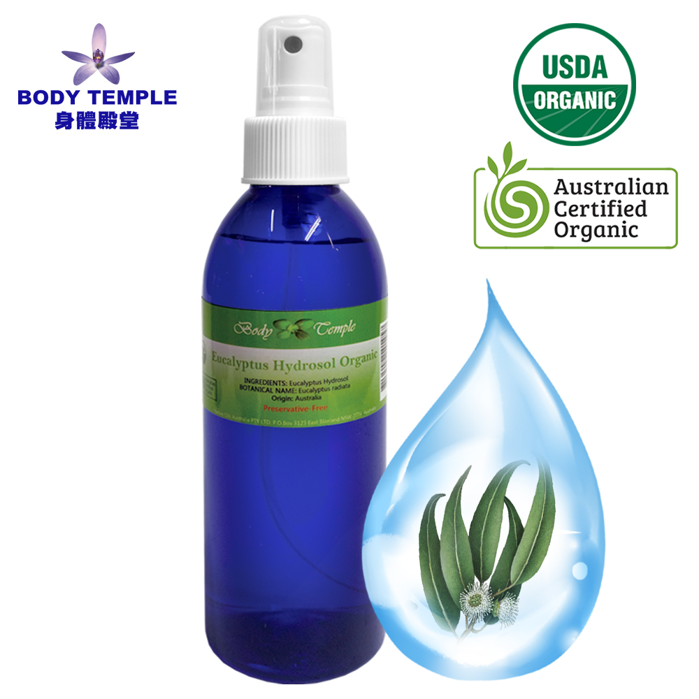 Body Temple 身體殿堂 100%有機尤加利精油純露 200ml