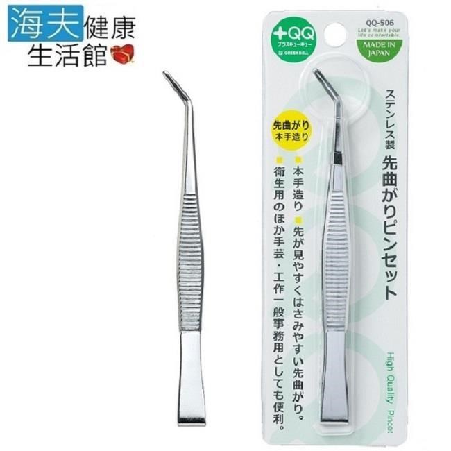 海夫健康生活館 日本GB綠鐘 QQ 不銹鋼 寬彎細式 多用途安全夾 三包裝(QQ-506)