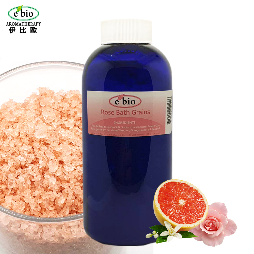 e'bio 伊比歐 玫瑰愛人精油礦物浴鹽 500g