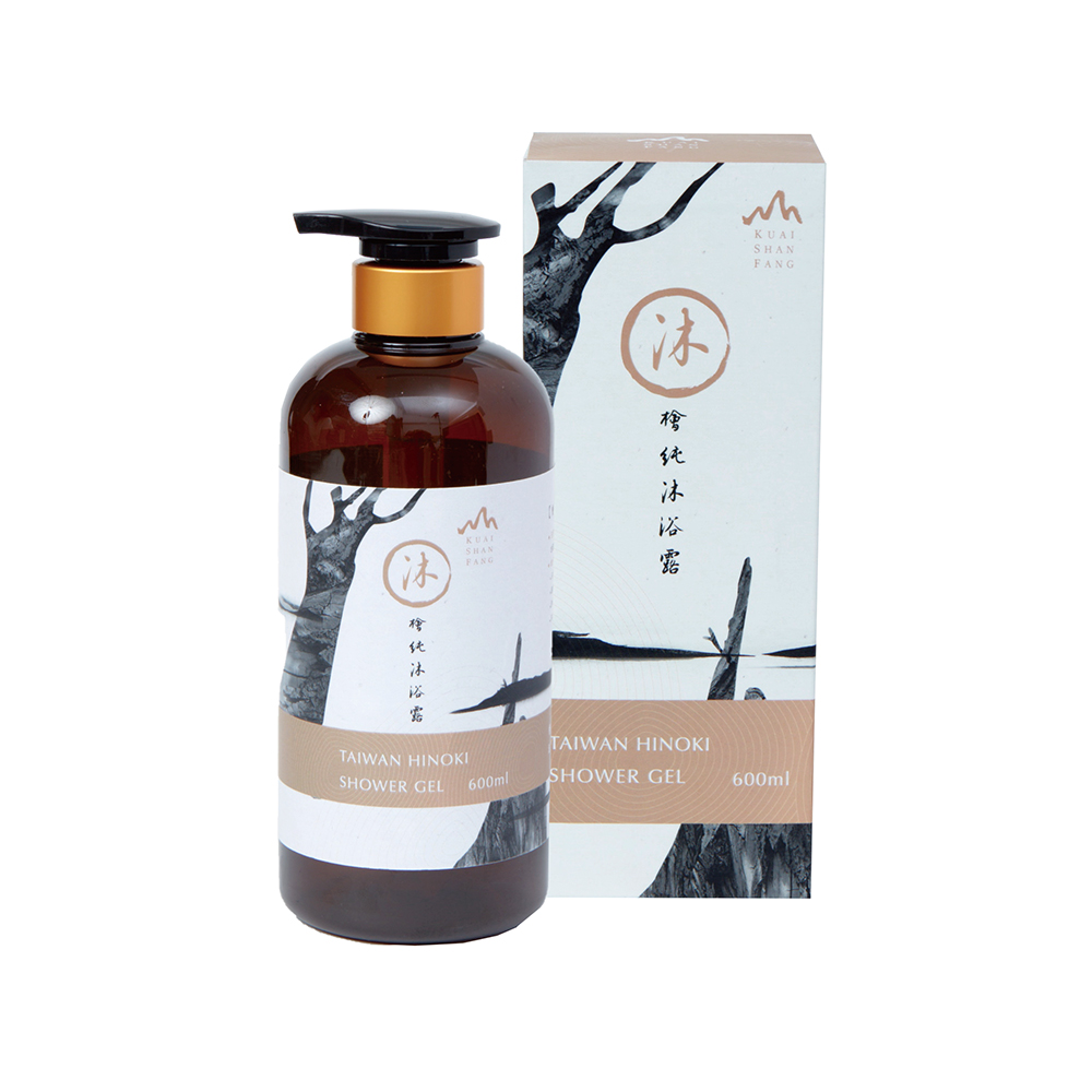 檜山坊 檜純沐浴露(600ML) X 2罐裝