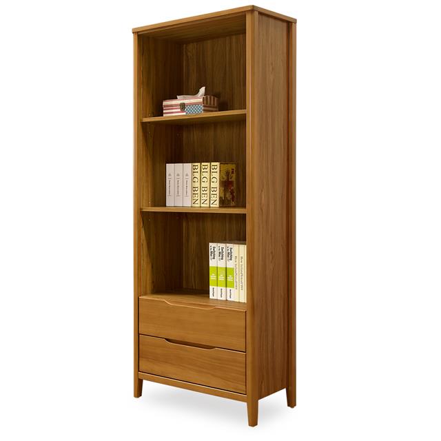 STYLEHOUSE 時尚屋 [NM29]米堤柚木2.1尺二抽書櫃NM29-591免運費/免組裝/書櫃