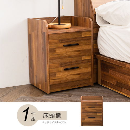 STYLEHOUSE 時尚屋 [UZR8]喬納斯1.3尺床頭櫃UZR8-8免運費/免組裝/床頭櫃