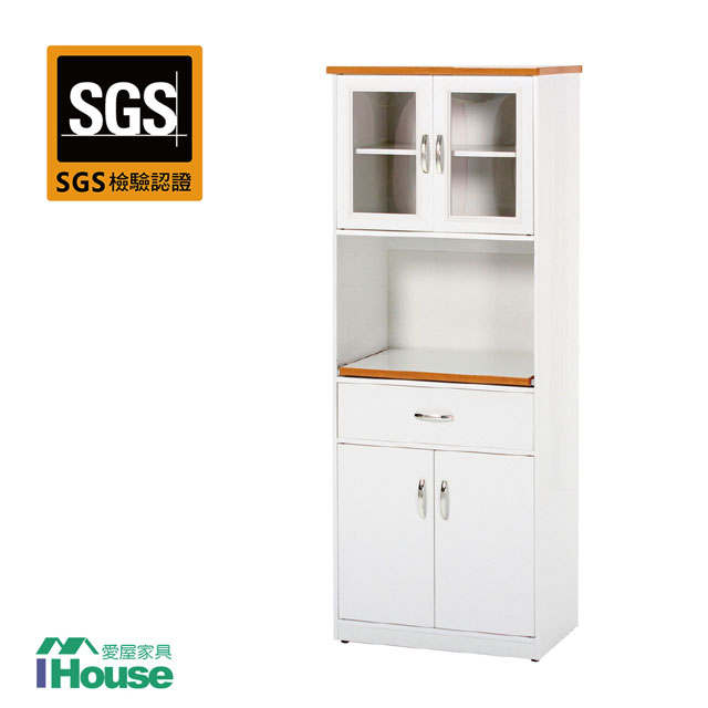 IHouse 愛屋家具 零甲醛 環保塑鋼4門1抽1拖電器櫃(寬67深42高180)