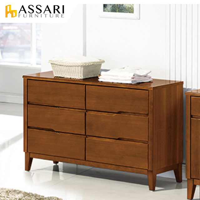 ASSARI -米亞4尺六斗櫃(寬120x深41x高76cm)