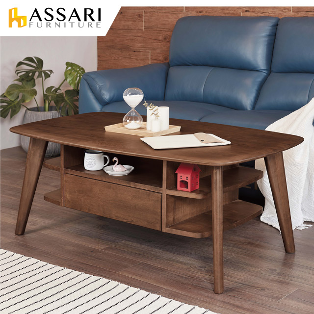 ASSARI -麥格全實木大茶几(寬130x深75x高50cm)