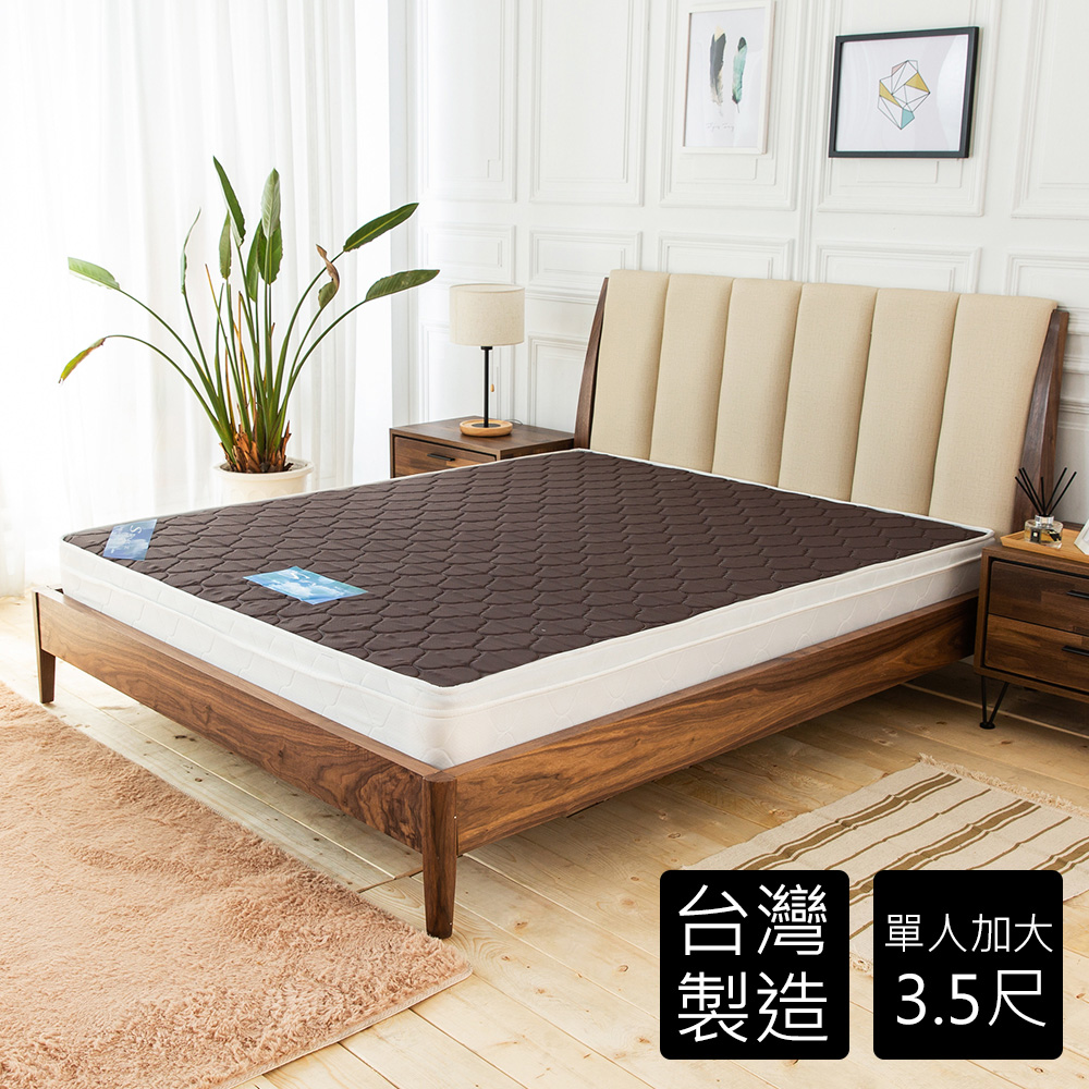 STYLEHOUSE 時尚屋 奧狄斯英式經典3.5尺加大單人獨立筒彈簧床墊GA8-15-3.5