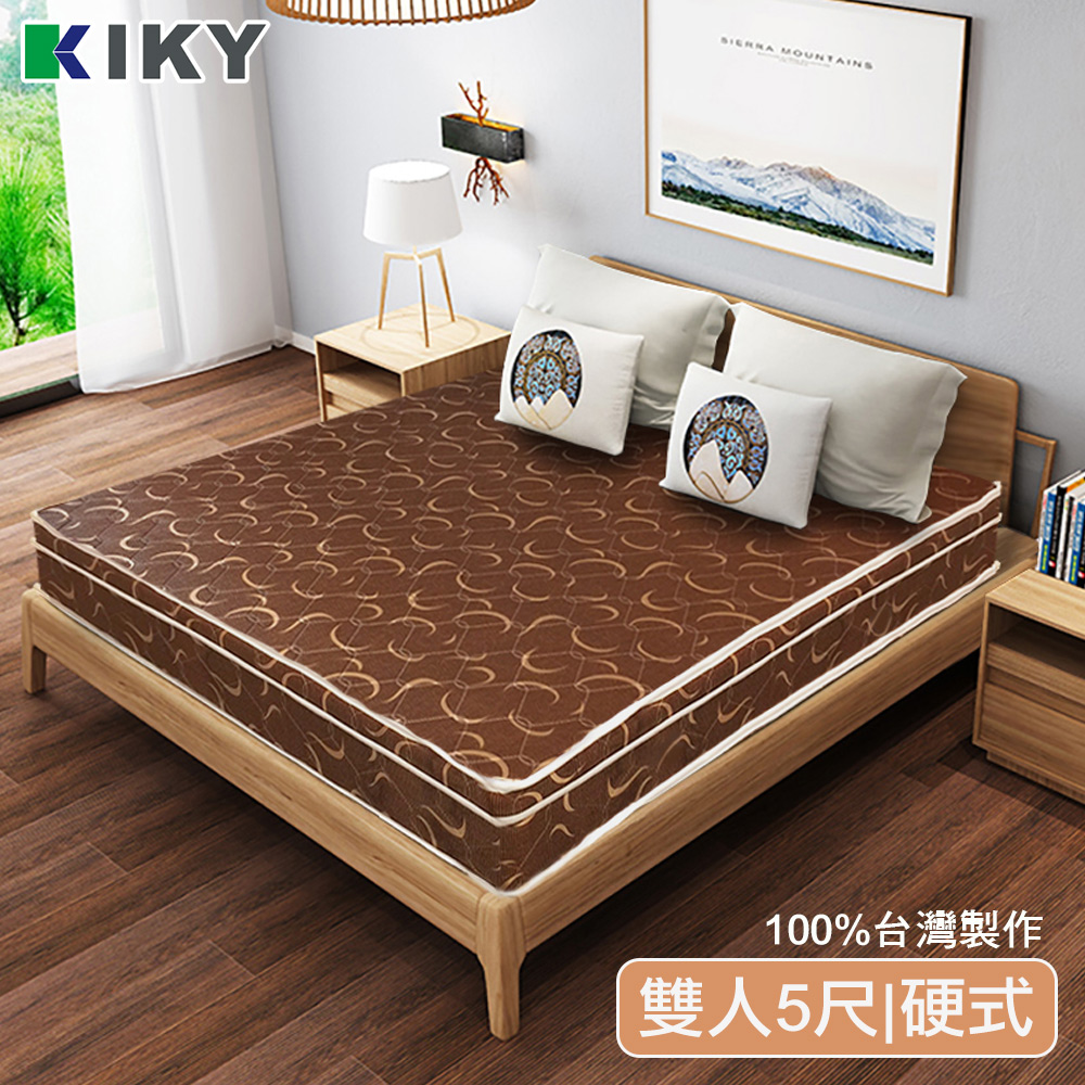 KIKY 月牙灣蓆面記憶棉彈簧床墊(雙人5尺)