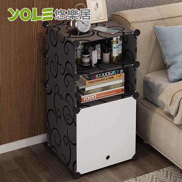 YOLE 悠樂居 隨心DIY百變組合置物櫃-1列3層(A-1)