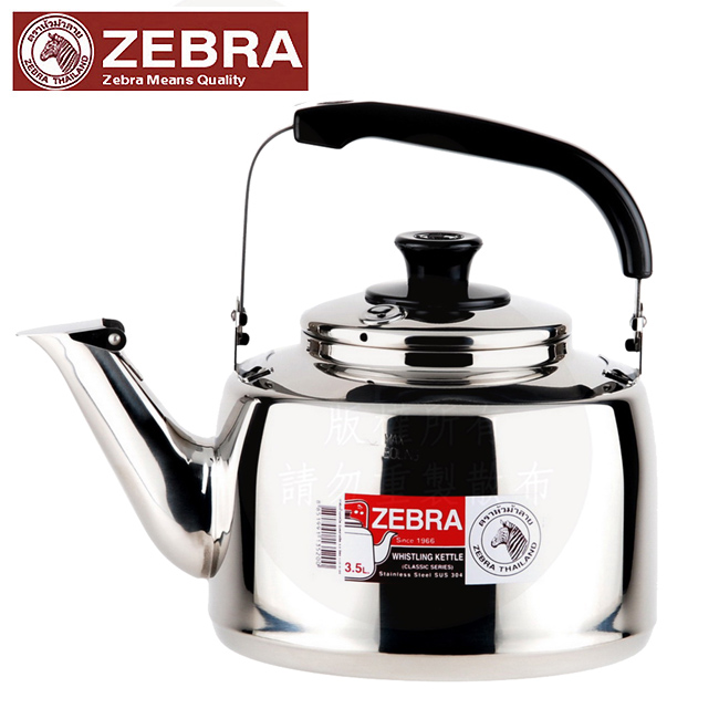 ZEBRA 斑馬牌 【斑馬】304不鏽鋼笛音壺(A)_3.5L