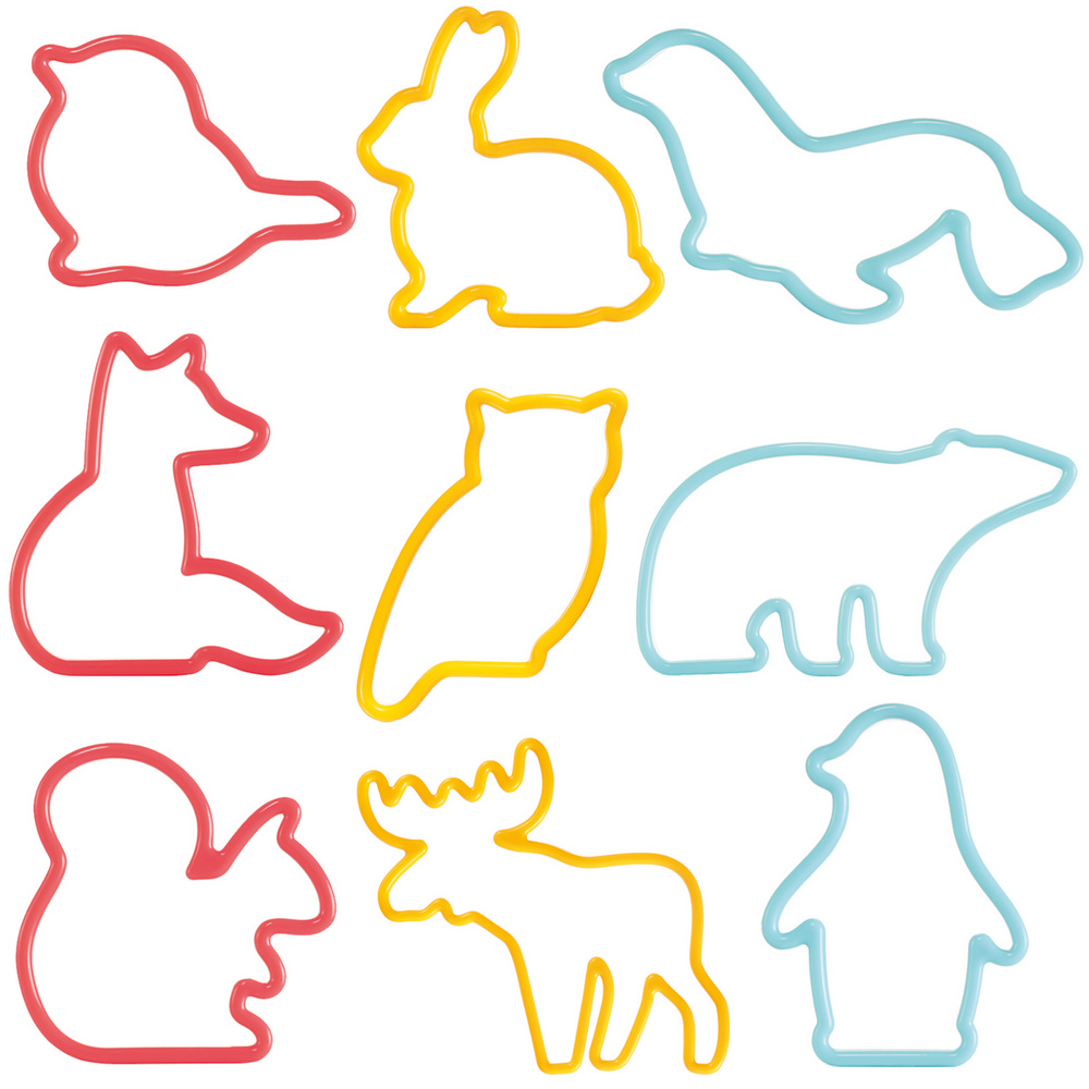 TESCOMA 歐洲 餅乾模9件(可愛動物) / 餅乾模 餅乾壓模 烘焙點心 可機洗 洗碗機可洗