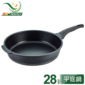 PERFECT 理想 日式黑金鋼深型平底鍋28CM