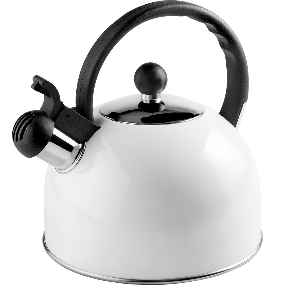 ibili 西班牙 復古笛音壺(白2.5L) / 煮水壺 燒水壺 可機洗 洗碗機可洗（其他規格）
