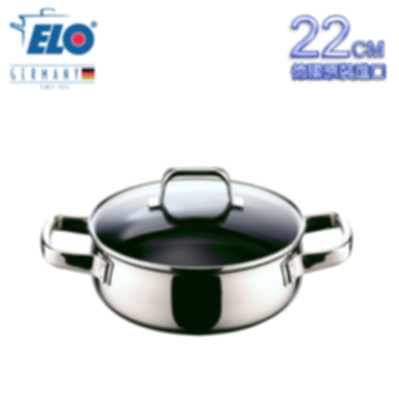 ELO 《德國》SHAPE 幻影不鏽鋼湯鍋22CM (內不沾塗層)