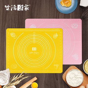 生活采家 烘培助手揉麵矽膠墊(2入組)