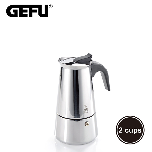 Gefu 德國品牌不鏽鋼濃縮咖啡壺(2杯)