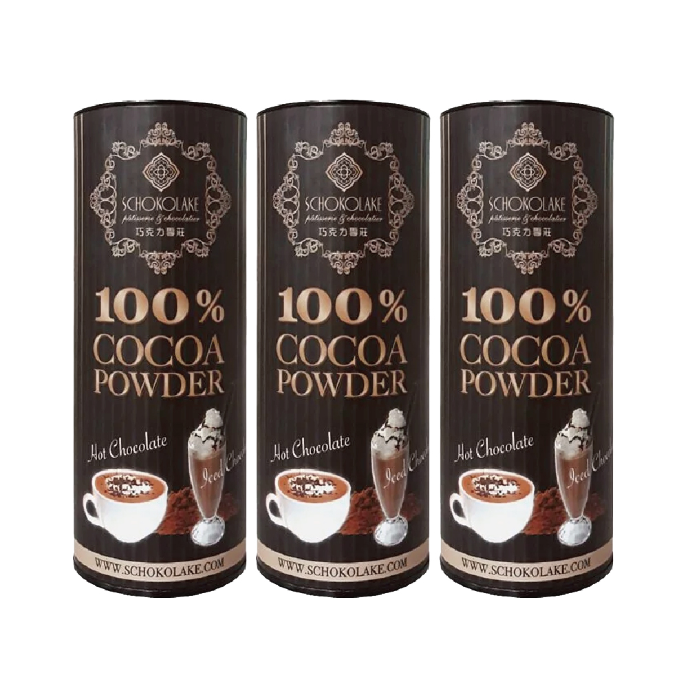 Schokolake 巧克力澐莊 100%可可粉X3特惠組