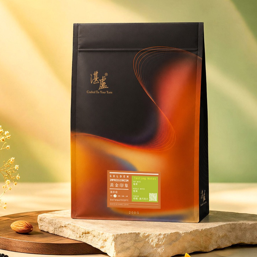 湛盧咖啡 中淺焙. 行家黃金印象咖啡豆. 2包組(共2包;200g/包)
