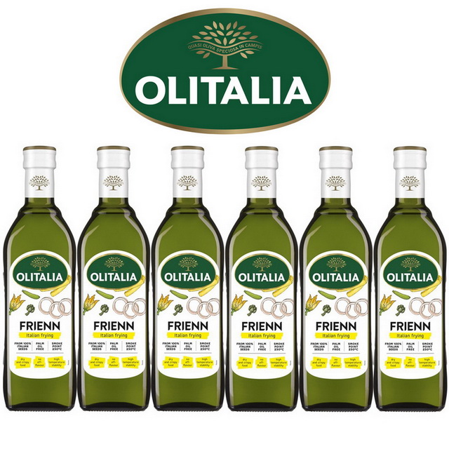 Olitalia 奧利塔 高溫專用葵花油禮盒組(750mlx6瓶)