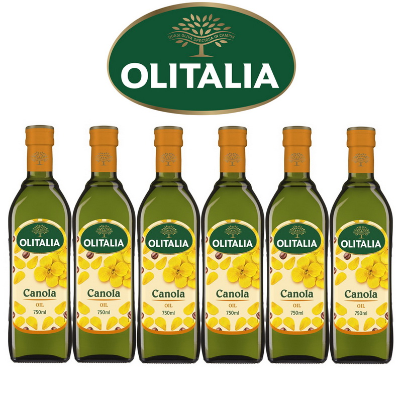 Olitalia 奧利塔 頂級芥花油禮盒組(750mlx6瓶)（其他規格）
