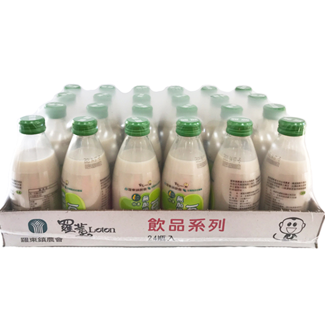 羅東農會 羅董特濃台灣豆奶(24瓶/箱)_無糖