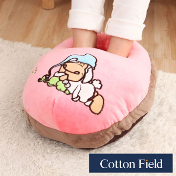 cottonfield 棉花田 【小狗】超柔貼布刺繡暖腳枕