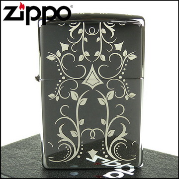 Zippo 美系~Filigree Pattern-花紋圖案五面雷射雕刻加工打火機