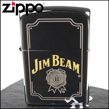 Zippo 美系~JIM BEAM金賓波本威士忌-標誌圖案設計打火機（其他規格）