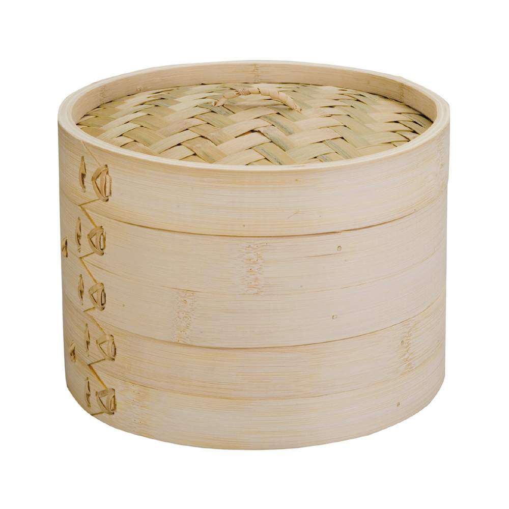 ibili 西班牙 Moka雙層竹編蒸籠(20.5cm)