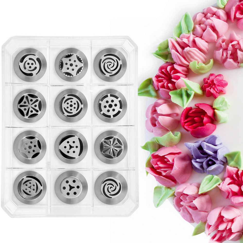 ibili 西班牙 Sweet俄羅斯花嘴12件(XL) / 擠花嘴 可機洗 洗碗機可洗