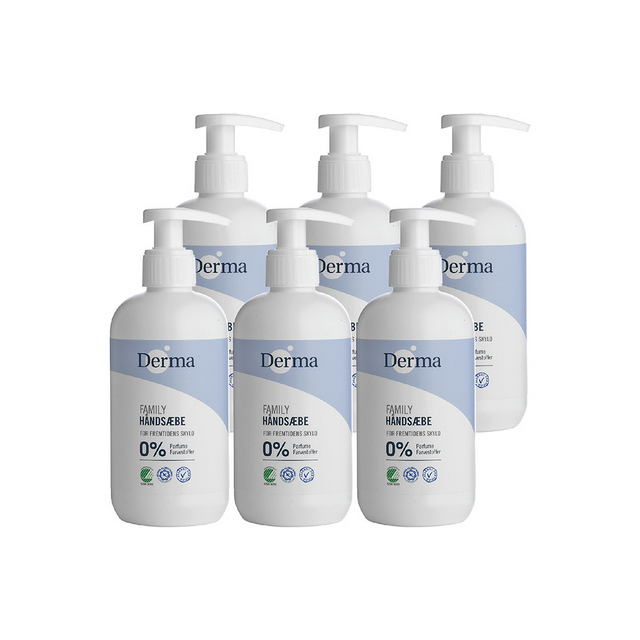 Derma 帝美愛寵 保濕洗手露六入組