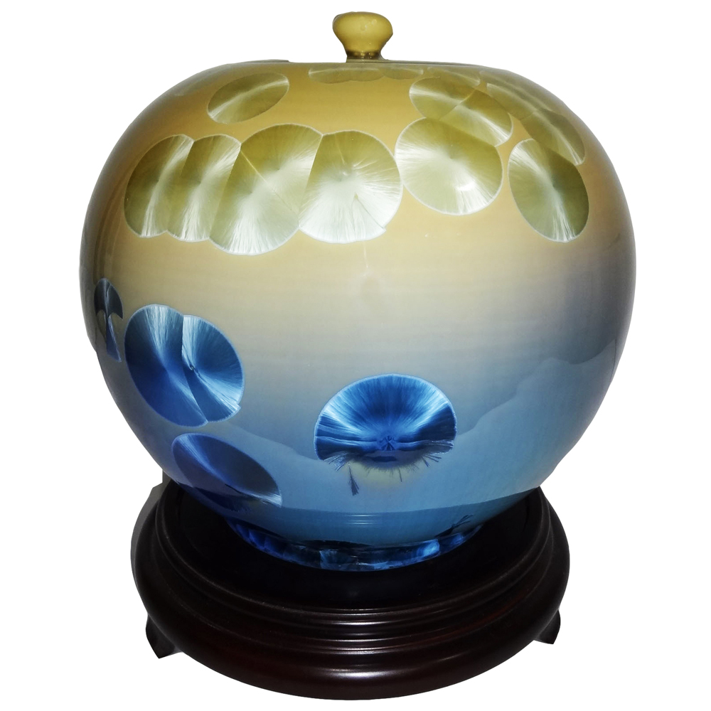 開運陶源12 inch聚寶盆圓滿甕聚寶罐結晶釉瓷器- PChome 24h購物
