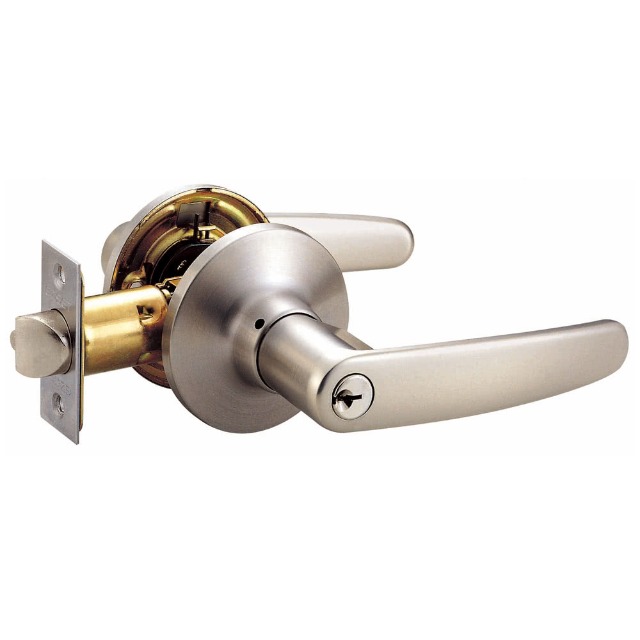 福牌EZSET 東隆幸福水平鎖有鑰匙60mm 管型板手鎖不銹鋼磨砂銀TC10S00-1