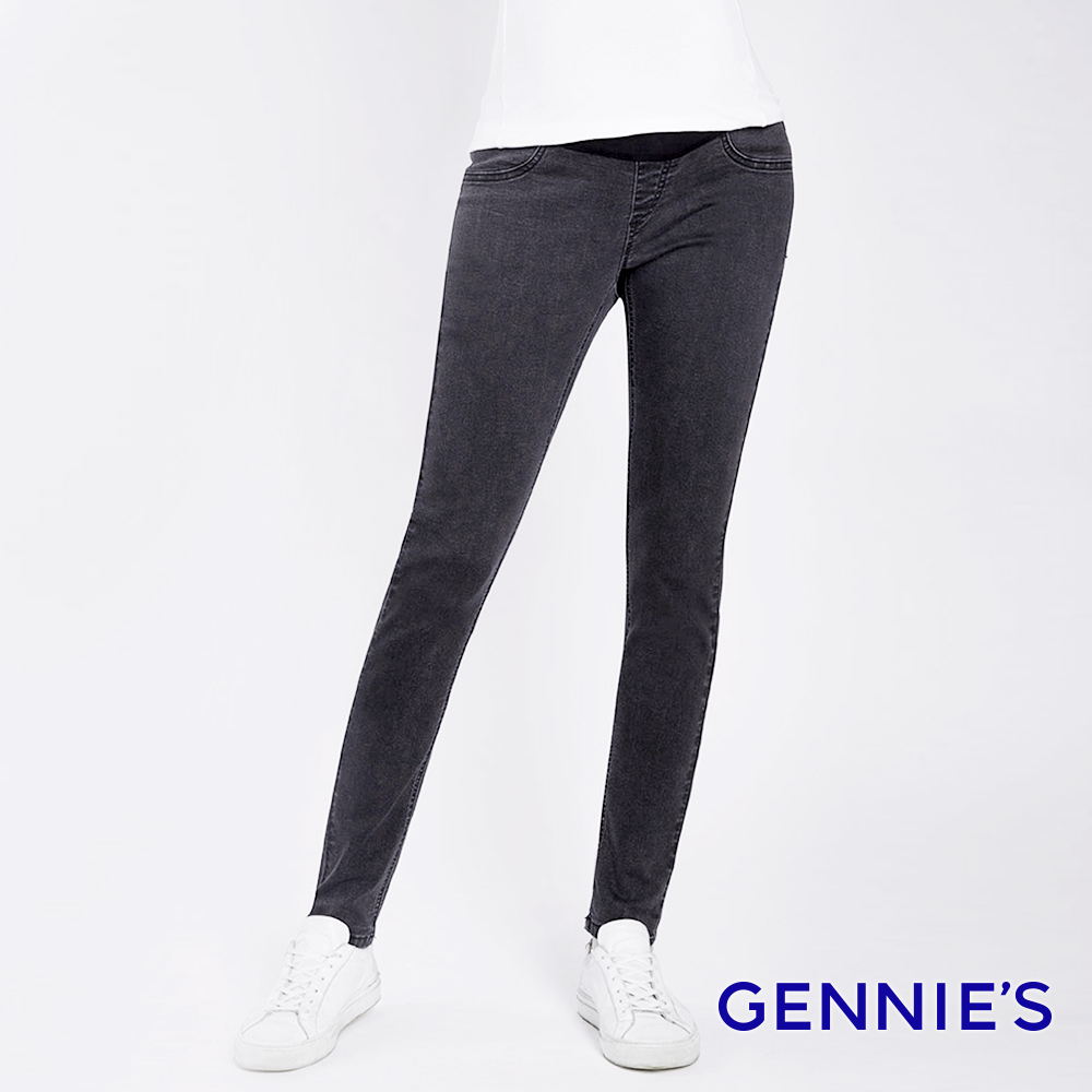 Gennies 奇妮 修身曲線牛仔褲(灰)
