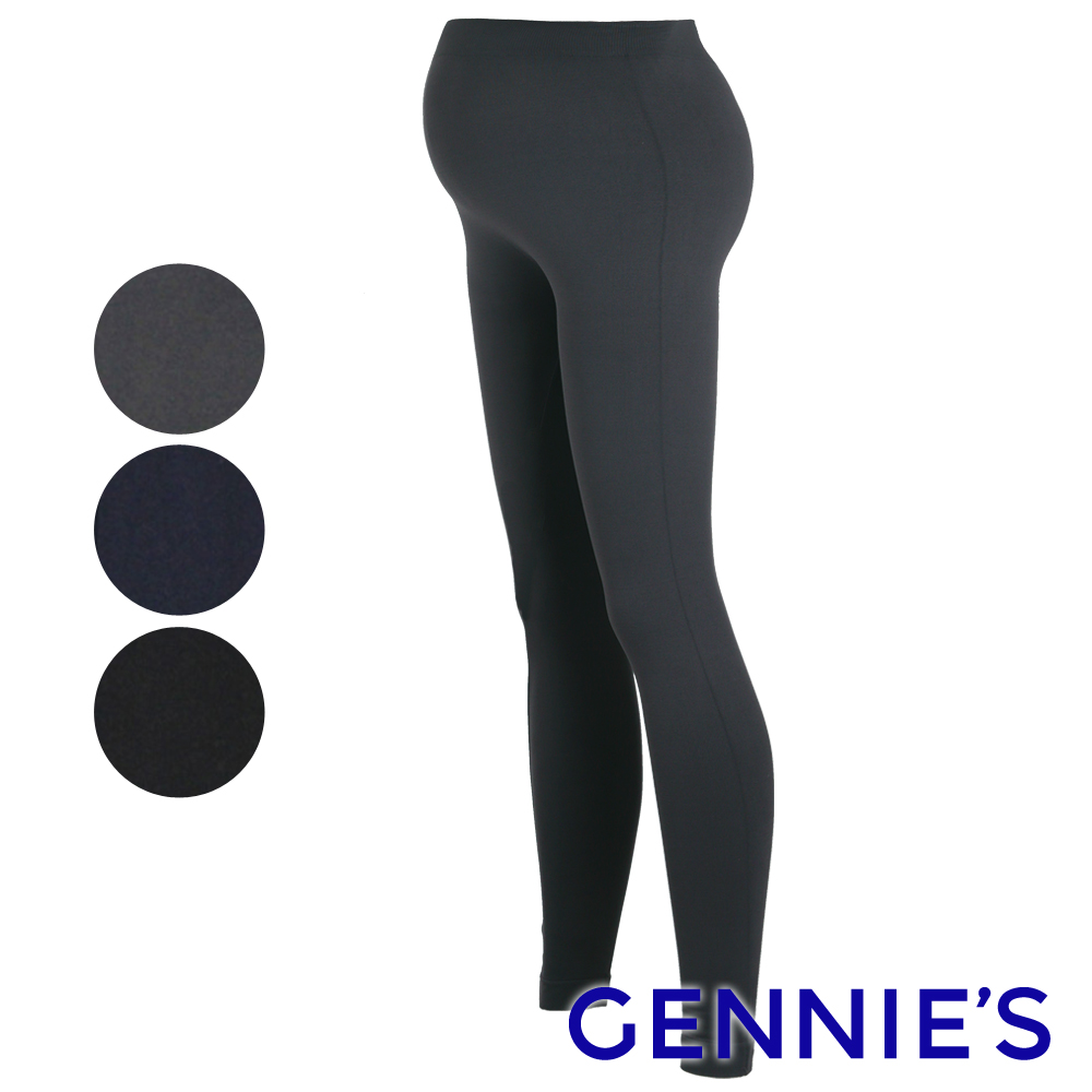 Gennies 奇妮 無縫九分褲襪(黑/藍/灰)