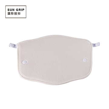 POGNAE 有機棉圍兜兜(SUN GRIP圓形按扣)