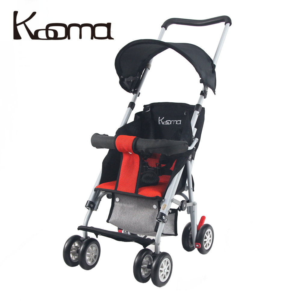 KOOMA 超輕巧輕便推車(椅背可調)-紅