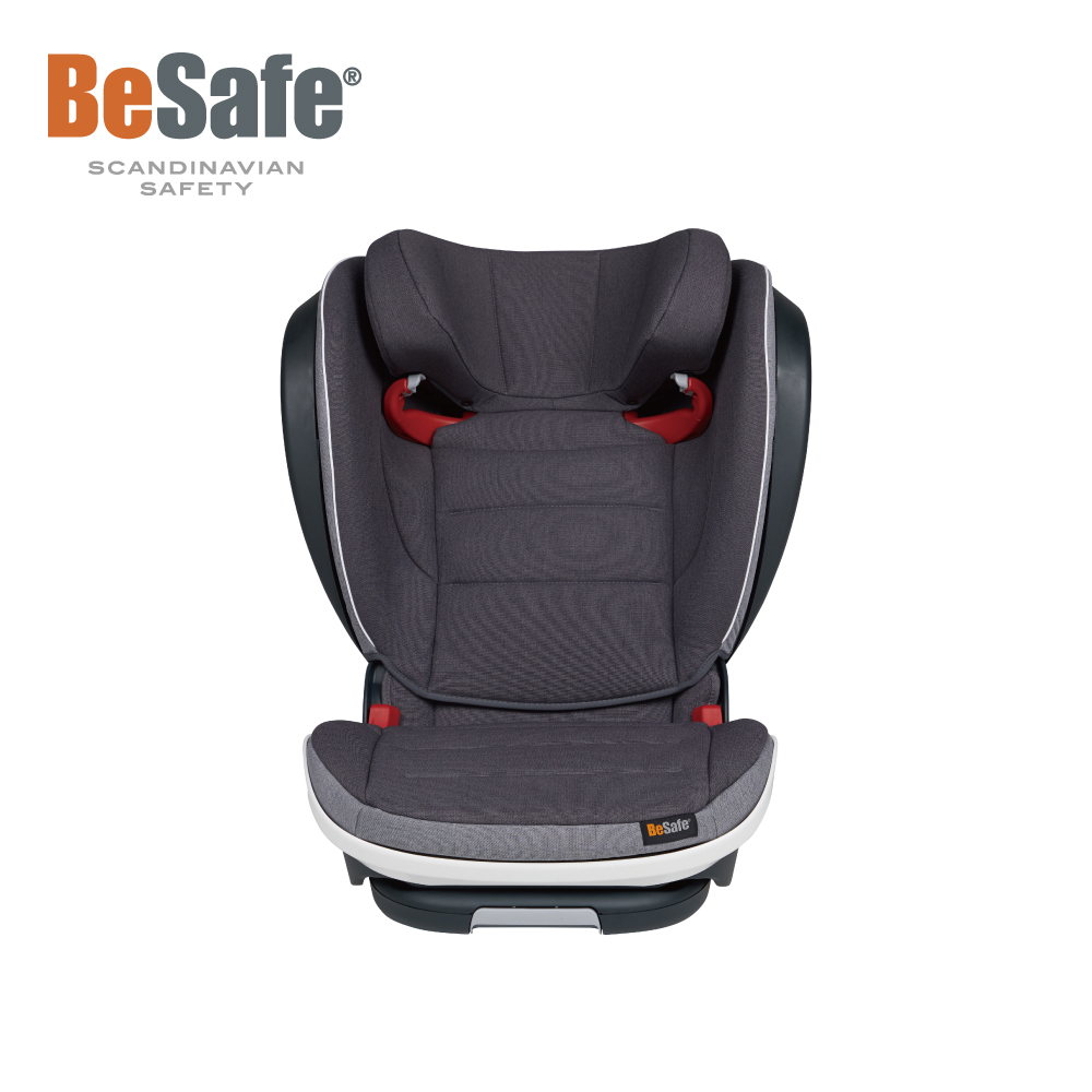 4-12歲 ISOfix 成長型汽座  最新I-Size標準(精靈灰)[布標 LOGO 版]