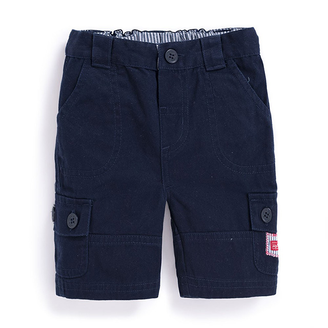 JoJo Maman BeBe 英國 超優質嬰幼兒/兒童100% 純棉多口袋短褲_海軍藍 (JJ-B5351-N)