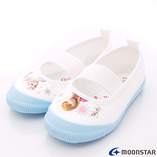 MOONSTAR 日本機能童鞋-冰雪室內鞋-F019藍-中小童段14~19cm