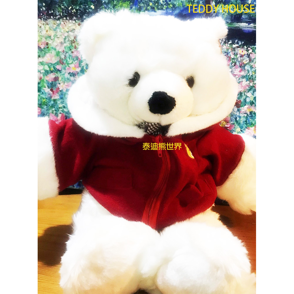 泰迪熊TEDDY BEAR胖胖毛衣熊(大)藍毛衣~復古泰迪熊大家最愛 胖胖的泰迪熊是我最忠實的好朋友