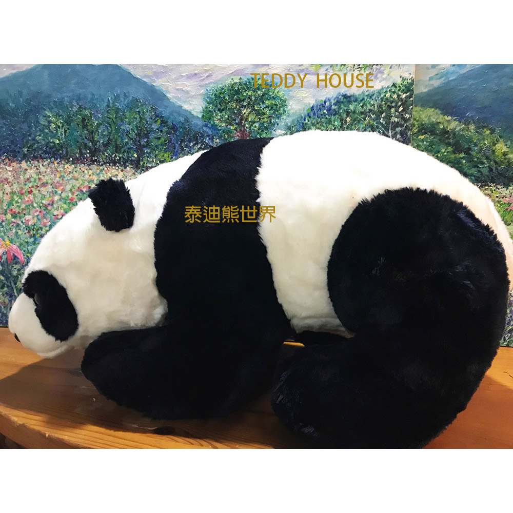 【TEDDY HOUSE】泰迪熊玩具玩偶公仔絨毛娃娃日本可愛胖胖超大熊貓超柔軟附許願卡