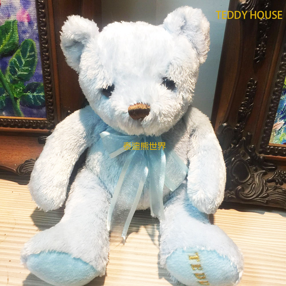 【TEDDY HOUSE】泰迪熊玩具玩偶公仔絨毛娃娃小泰迪熊(正版泰迪熊可許願有靈氣好運泰迪熊)