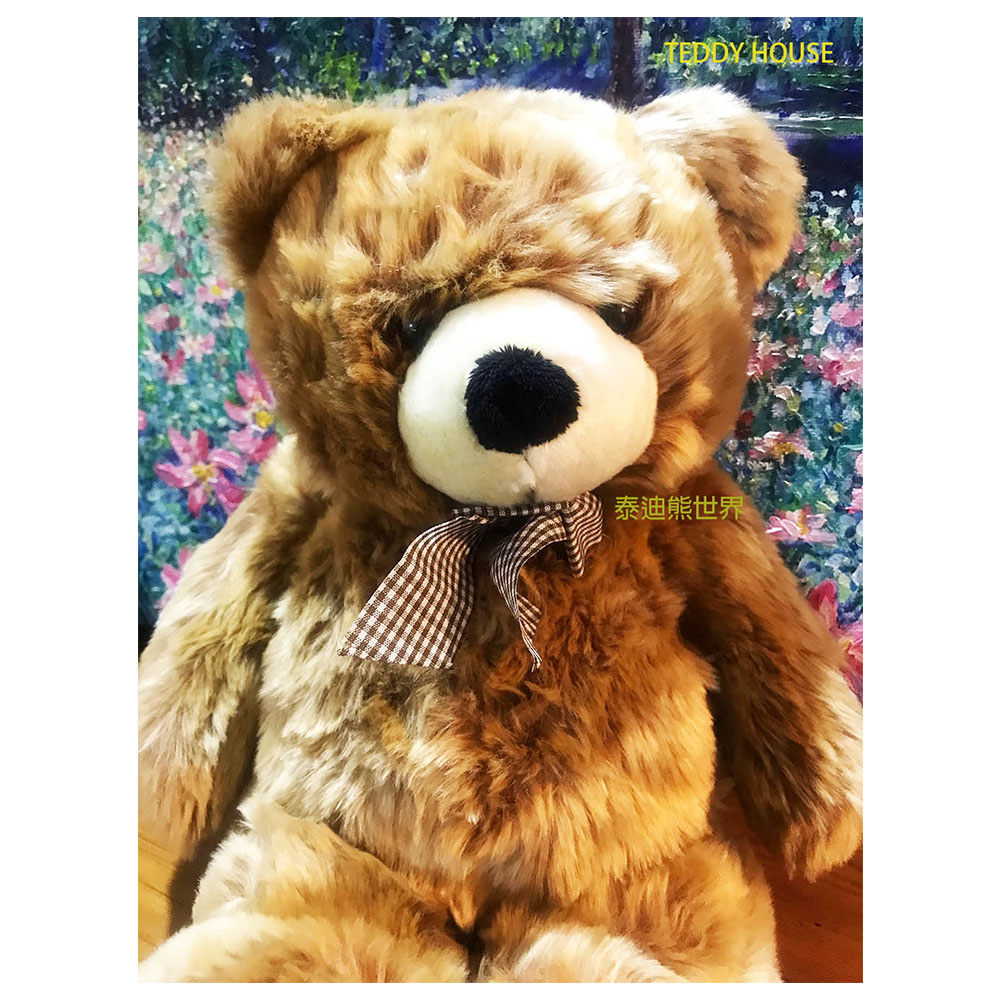 【TEDDY HOUSE】泰迪熊玩偶公仔絨毛娃娃長絨毛高密度捷克王子泰迪熊(大)(棕)好運泰迪熊~給心愛寶貝陪伴