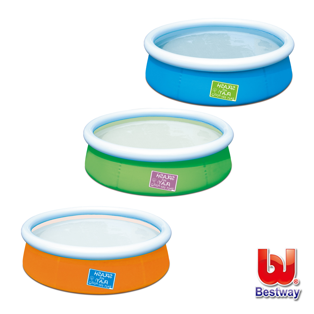 【愛而富L&R】Bestway。加厚護環充氣游泳池/戲水池 57241