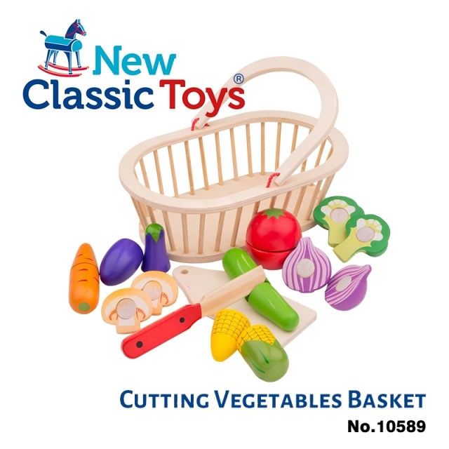 New Classic Toys 【荷蘭】蔬果籃切切樂 - 10589