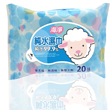 海淨 純水濕巾20張-36入