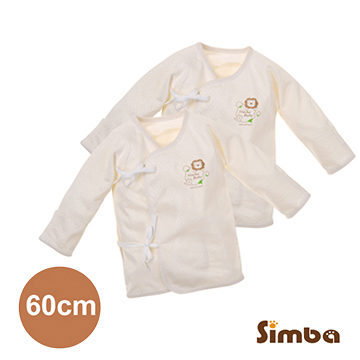 Simba 小獅王辛巴 有機棉反袖肚衣初生二件組(60cm)
