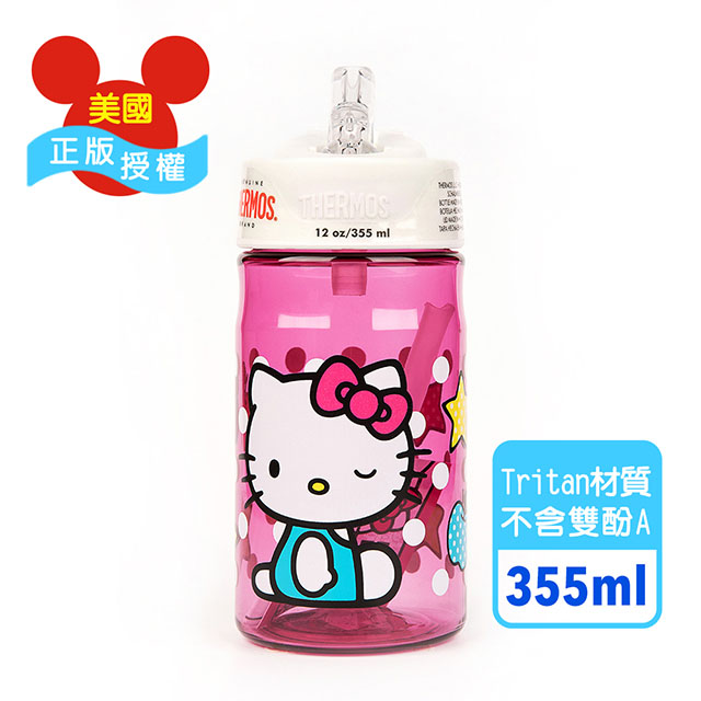 THERMOS 膳魔師 Hello Kitty凱蒂貓 迪士尼系列冷水壺355ML