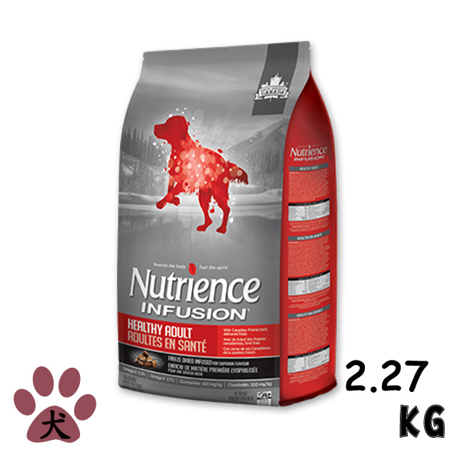 Nutrience 紐崔斯 Infusion天然成犬-牛肉+豬肉2.27kg